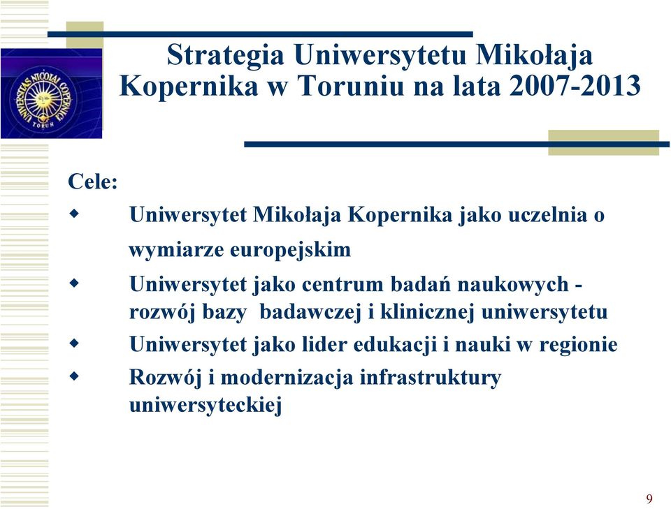 centrum badań naukowych - rozwój bazy badawczej i klinicznej uniwersytetu