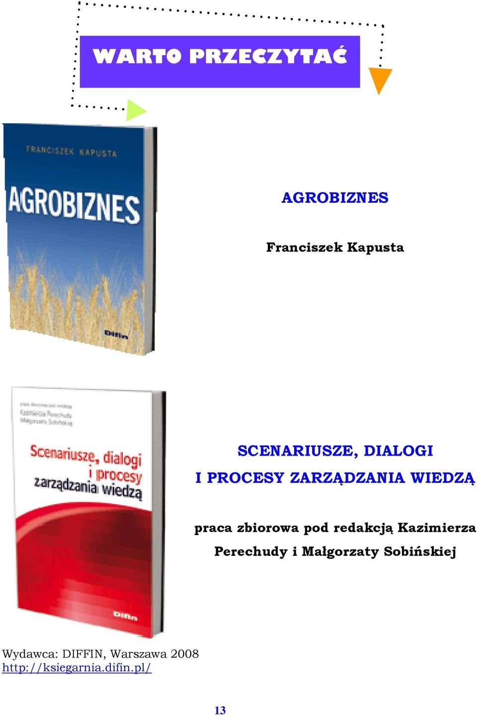 zbiorowa pod redakcją Kazimierza Perechudy i Małgorzaty