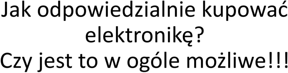 kupować