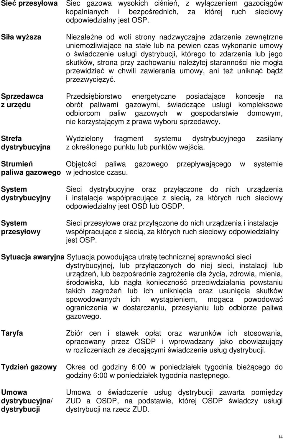 strona przy zachowaniu należytej staranności nie mogła przewidzieć w chwili zawierania umowy, ani też uniknąć bądź przezwyciężyć.