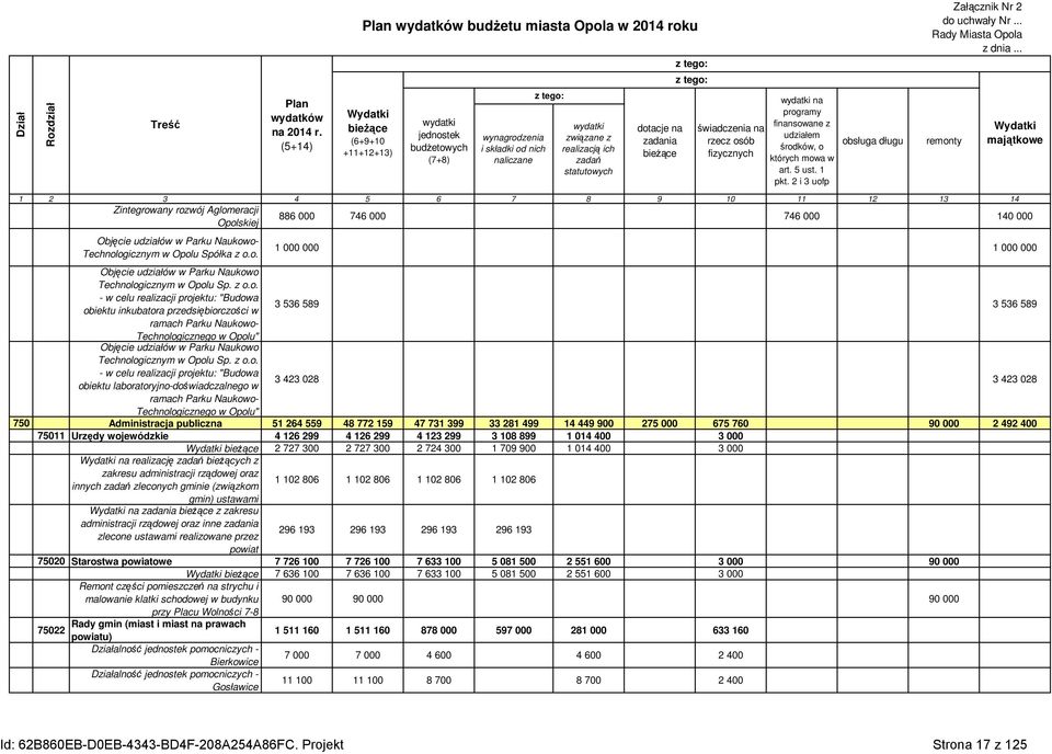 świadczenia na rzecz osób fizycznych wydatki na programy finansowane z udziałem środków, o których mowa w art. 5 ust. 1 pkt.