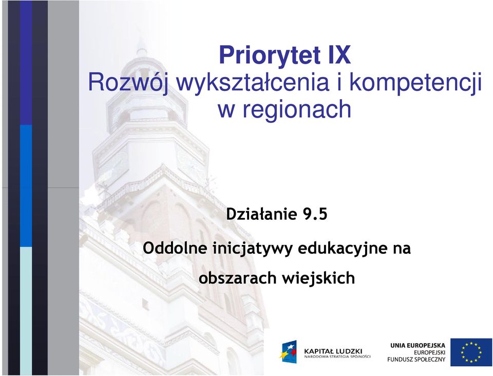 regionach Działanie 9.