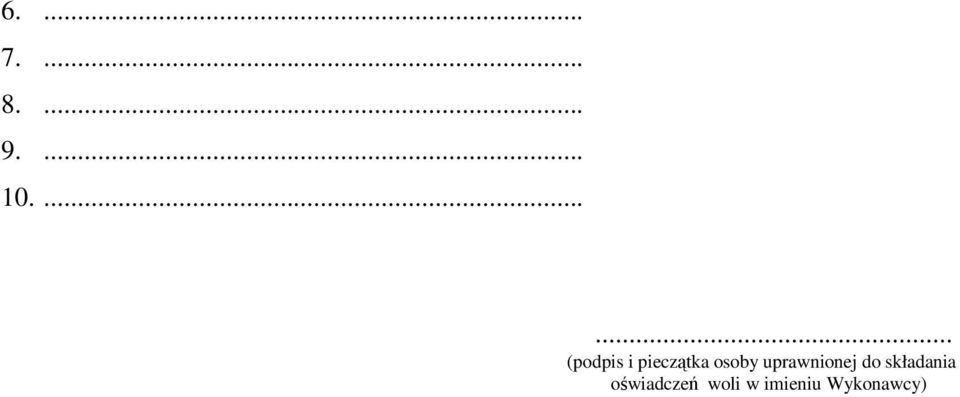 osoby uprawnionej do składania