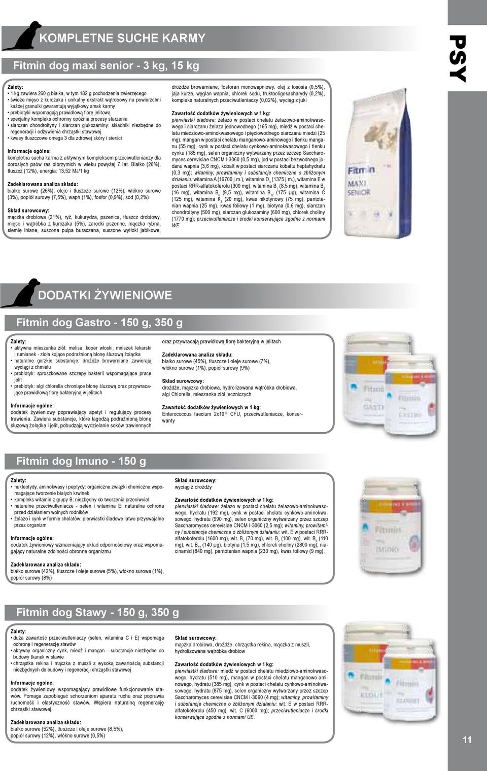 niezbędne do regeneracji i odżywienia chrząstki stawowej kwasy tłuszczowe omega 3 dla zdrowej skóry i sierści kompletna sucha karma z aktywnym kompleksem przeciwutleniaczy dla dorosłych psów ras