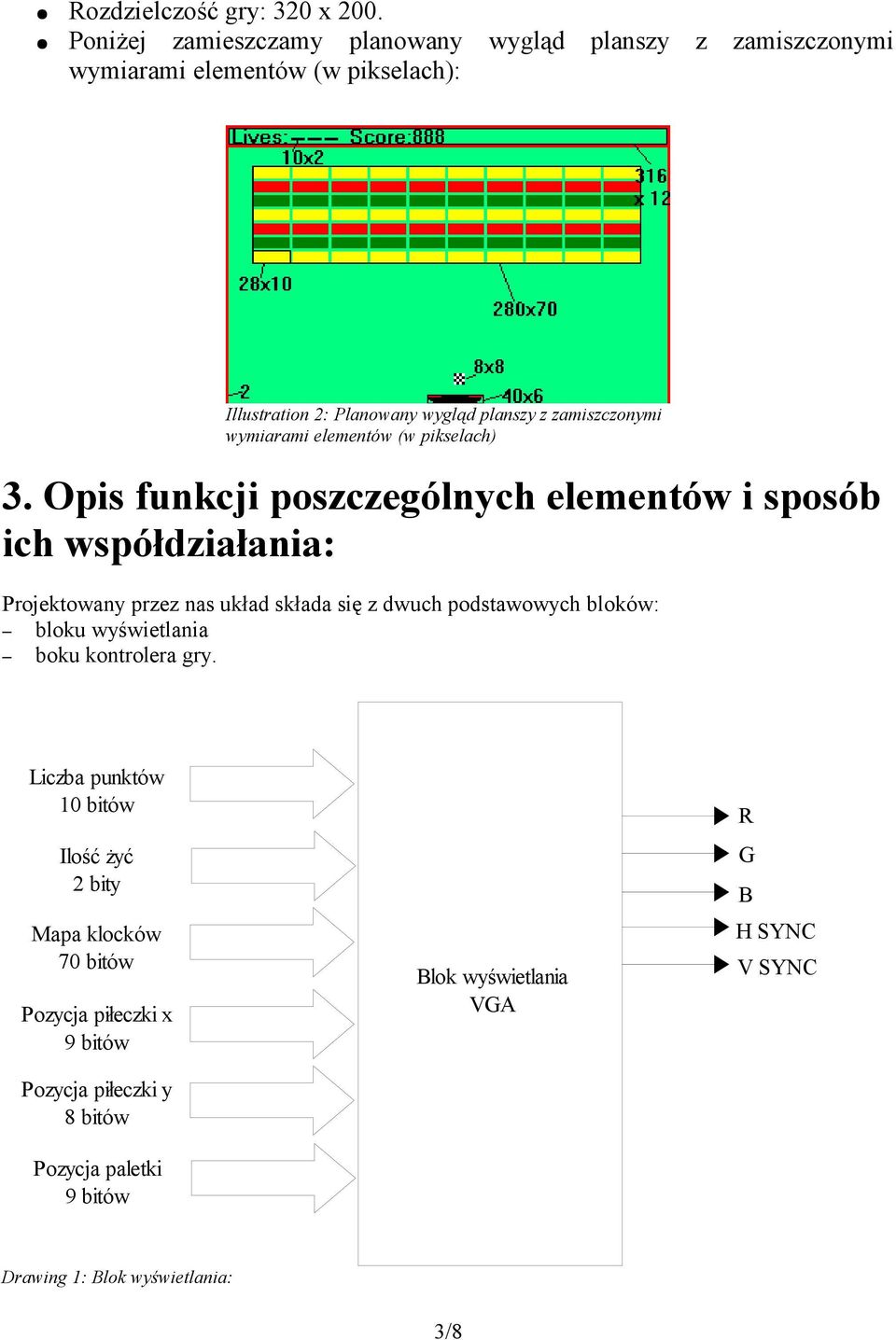 wymiarami elementów (w pikselach) 3.