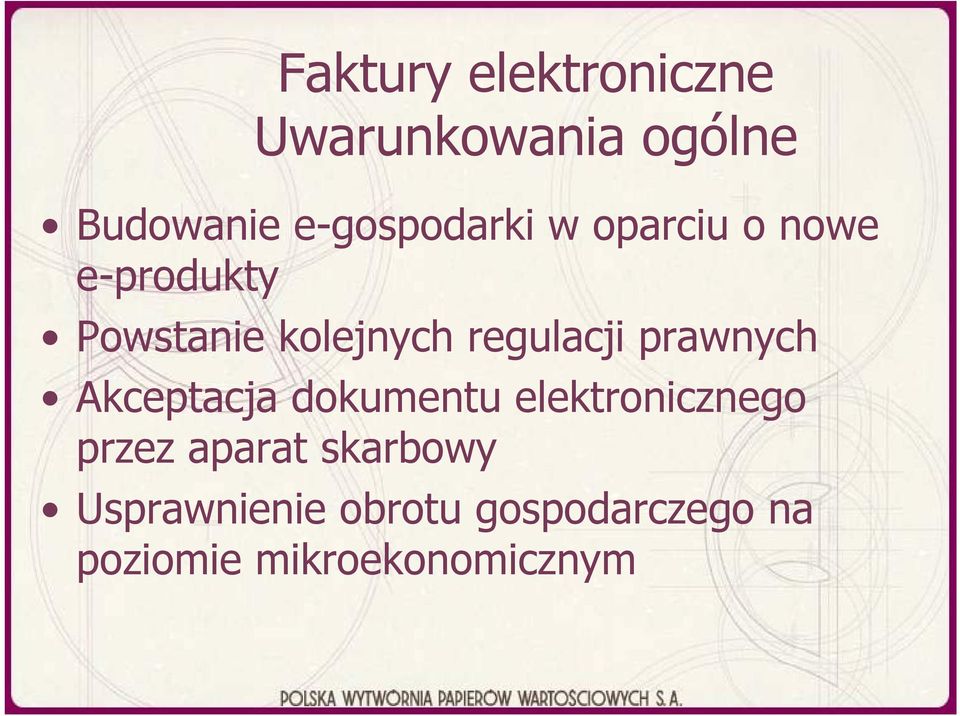 regulacji prawnych Akceptacja dokumentu elektronicznego przez