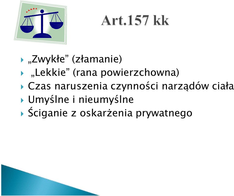 czynności narządów ciała Umyślne i