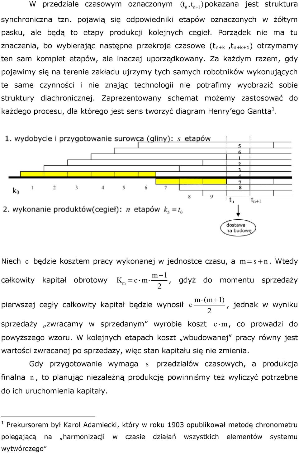 Za każdym razem, gdy pojawimy ię a tereie zakładu ujrzymy tych amych robotików wykoujących te ame czyości i ie zając techologii ie potrafimy wyobrazić obie truktury diachroiczej.