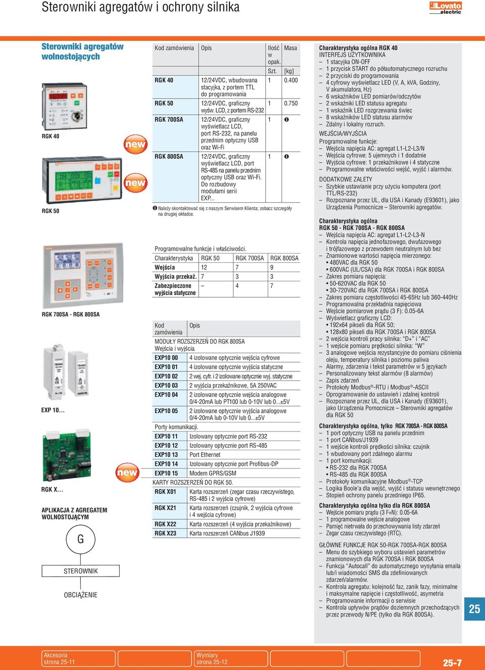LCD, z portem RS-232 RK 700SA 12/24VDC, graficzny 1 ❶ yśietlacz LCD, port RS-232, na panelu przednim optyczny USB oraz Wi-Fi RK 800SA 12/24VDC, graficzny 1 ❶ yśietlacz LCD, port RS-485 na panelu