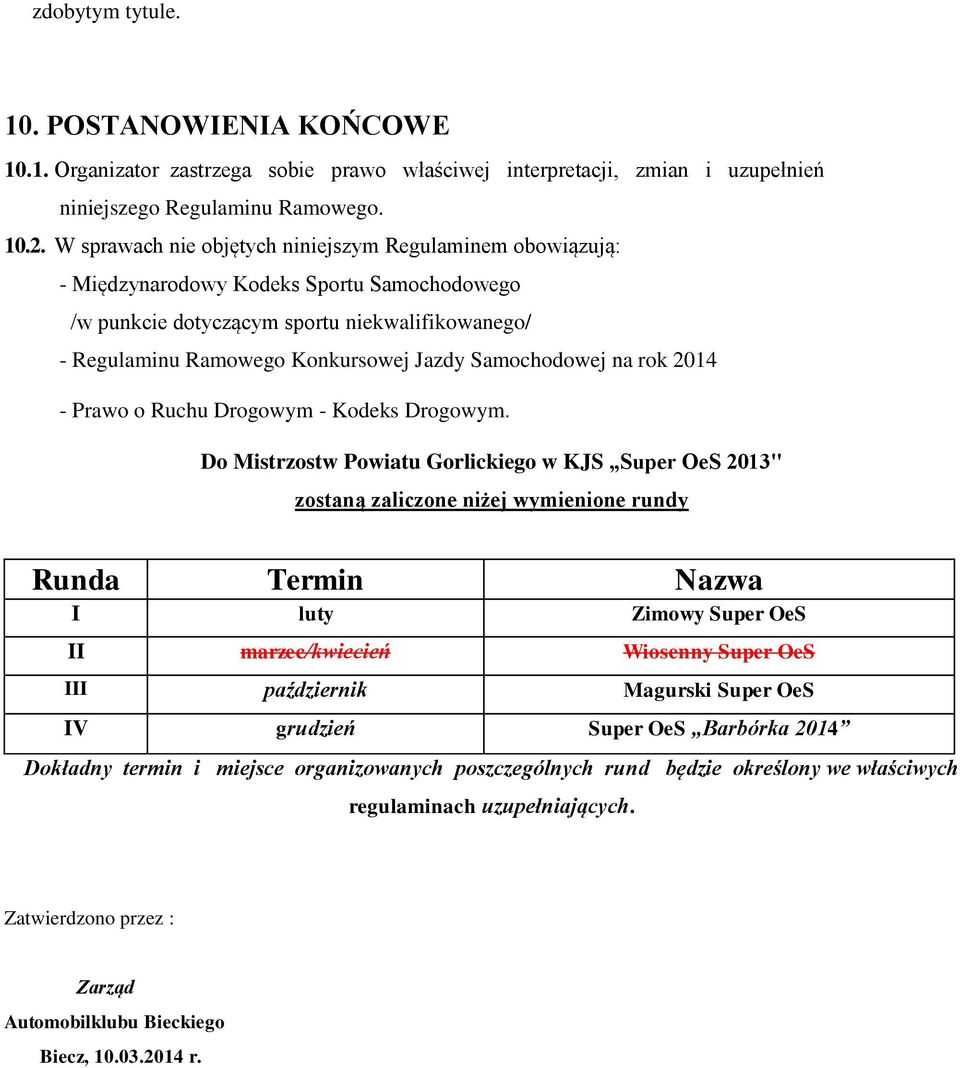 Samochodowej na rok 2014 - Prawo o Ruchu Drogowym - Kodeks Drogowym.