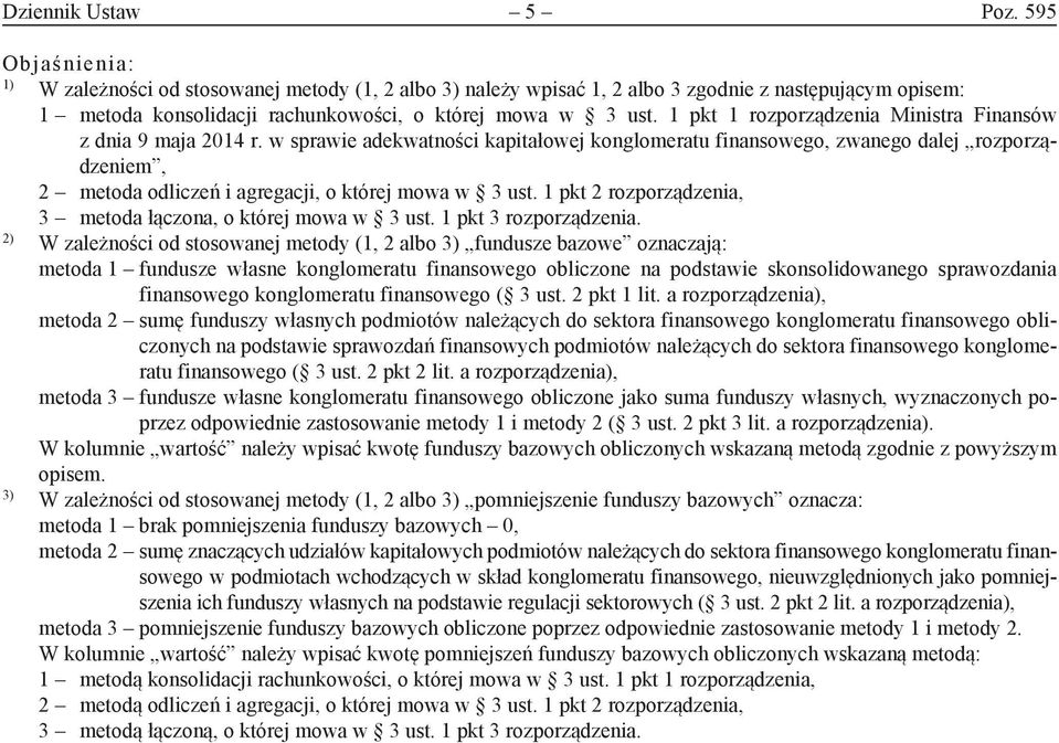 1 pkt 1 rozporządzenia Ministra Finansów z dnia 9 maja 2014 r.