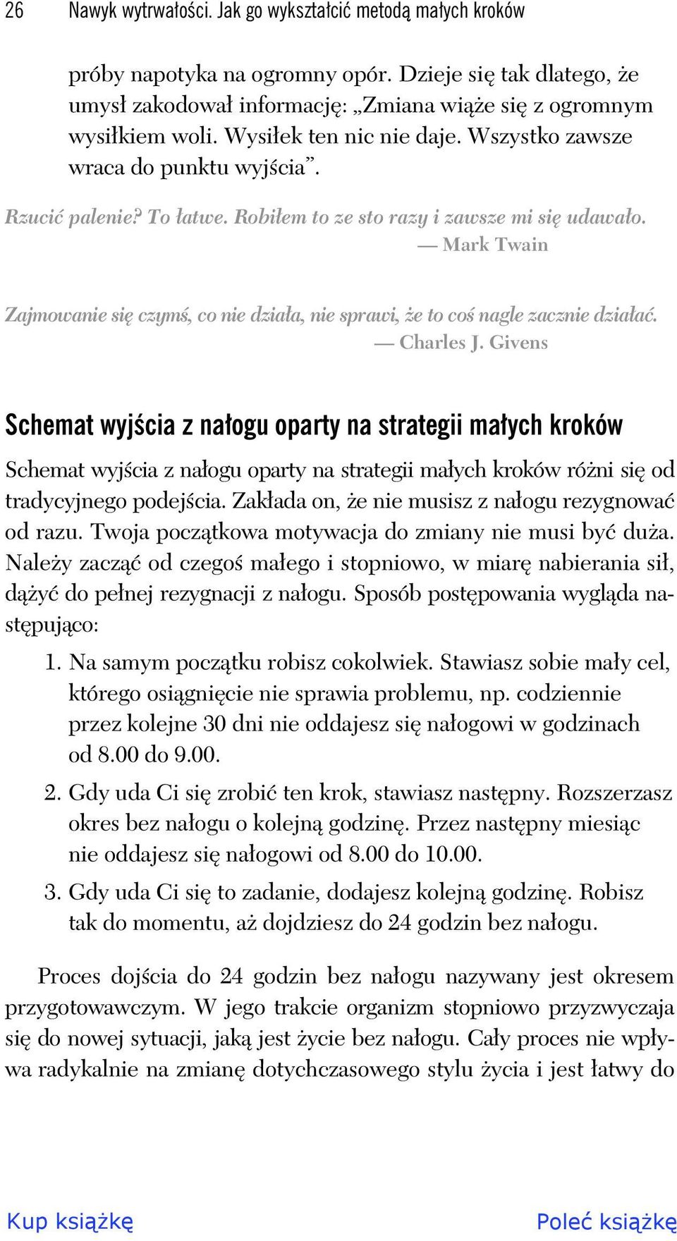 Mark Twain Zajmowanie si czym, co nie dzia a, nie sprawi, e to co nagle zacznie dzia a. Charles J.