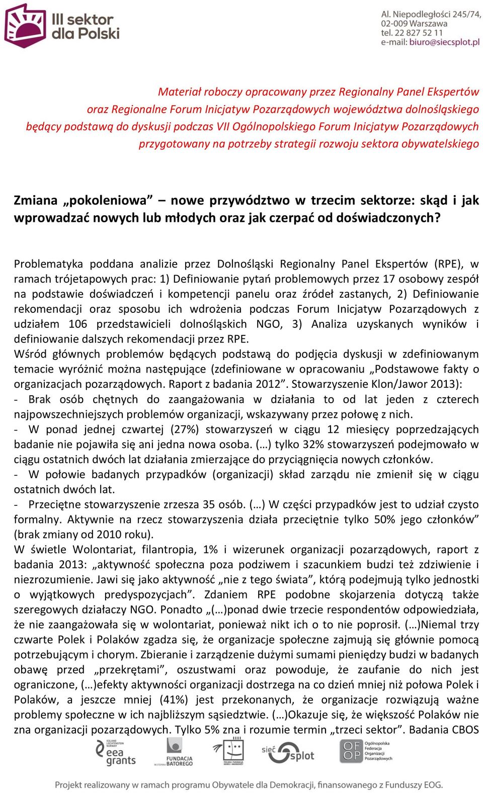 czerpać od doświadczonych?