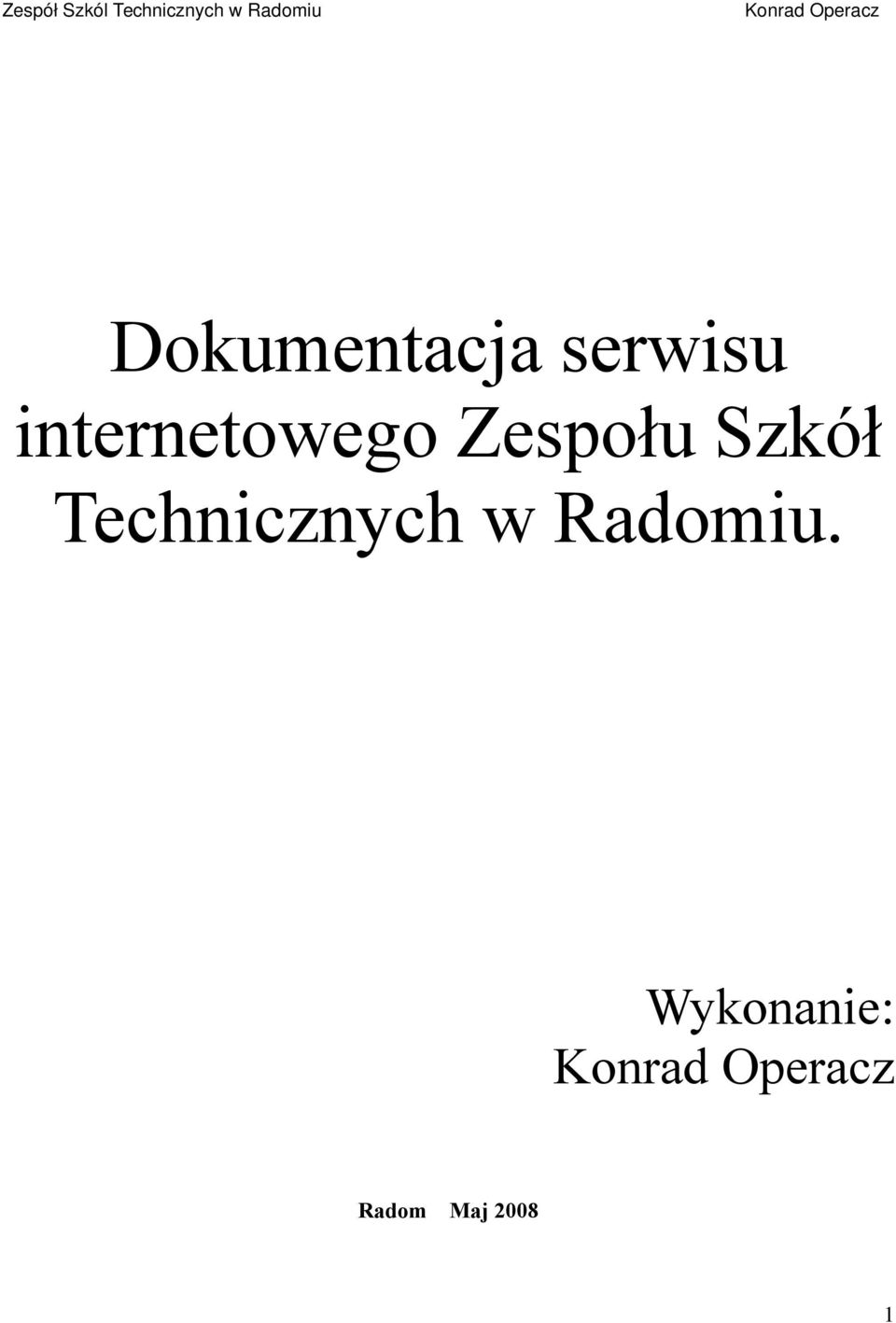 Szkół Technicznych w