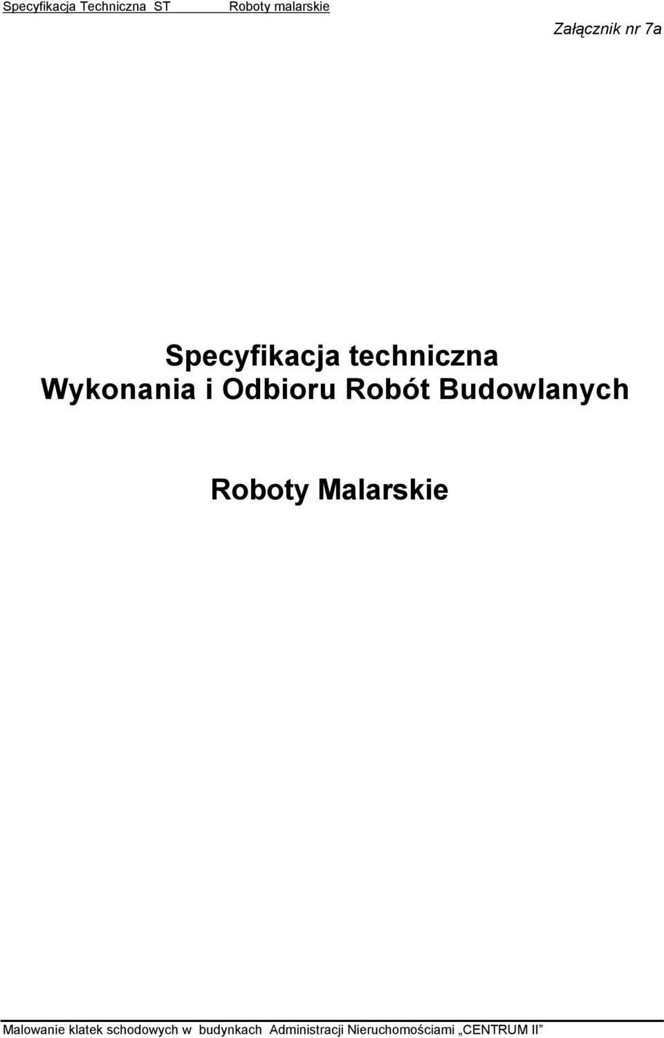 Wykonania i Odbioru