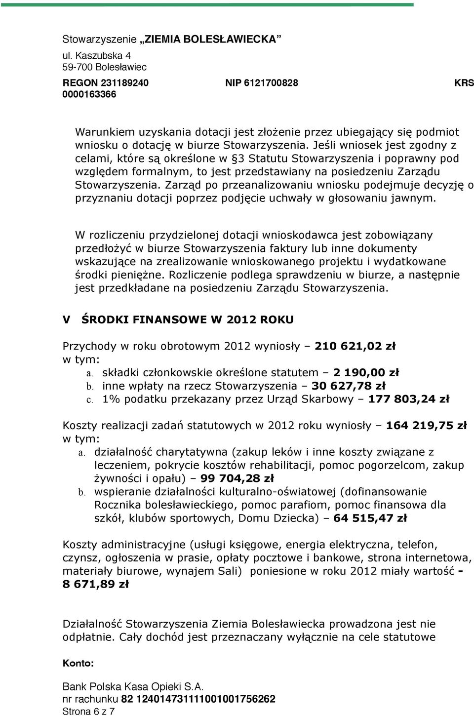 Zarząd po przeanalizowaniu wniosku podejmuje decyzję o przyznaniu dotacji poprzez podjęcie uchwały w głosowaniu jawnym.