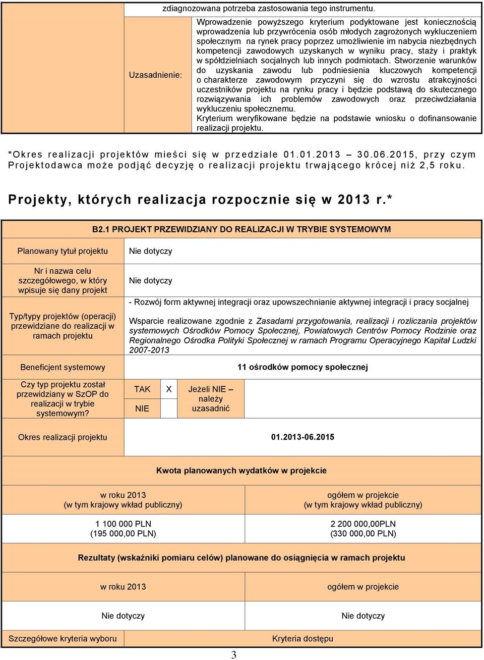 niezbędnych kompetencji zawodowych uzyskanych w wyniku pracy, staży i praktyk w spółdzielniach socjalnych lub innych podmiotach.