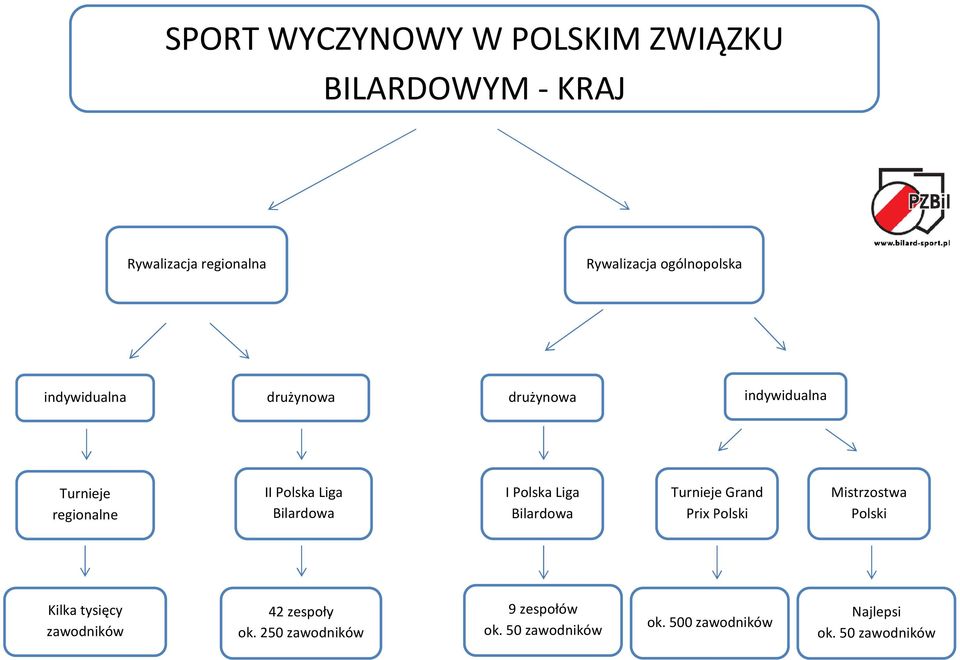 Bilardowa I Polska Liga Bilardowa Turnieje Grand Prix Polski Mistrzostwa Polski Kilka tysięcy