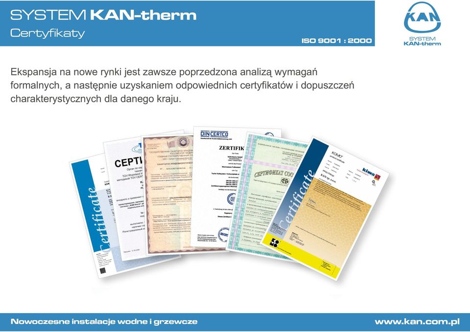 a następnie uzyskaniem odpowiednich