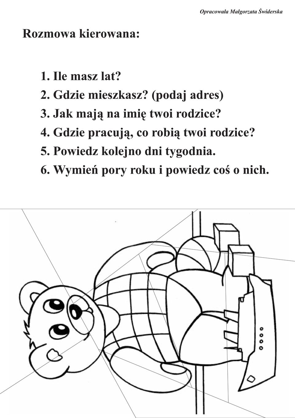 Gdzie pracuj¹, co robi¹ twoi rodzice? 5.