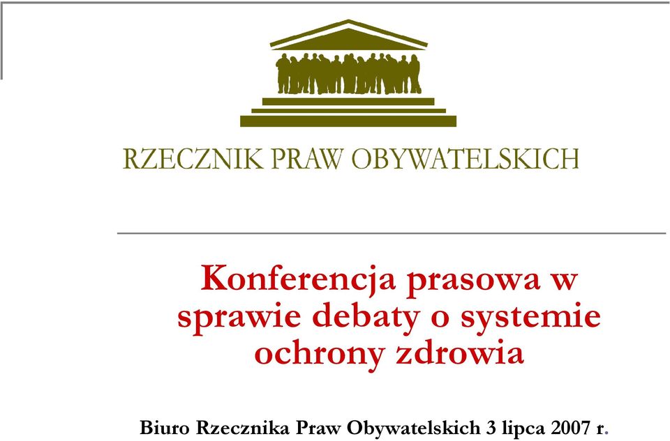 ochrony zdrowia Biuro