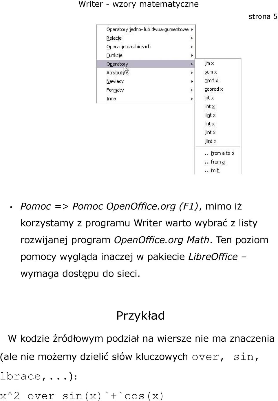 OpenOffice.org Math.