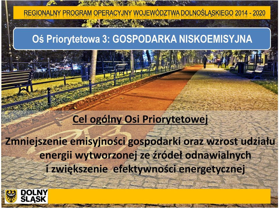 gospodarki oraz wzrost udziału energii wytworzonej ze