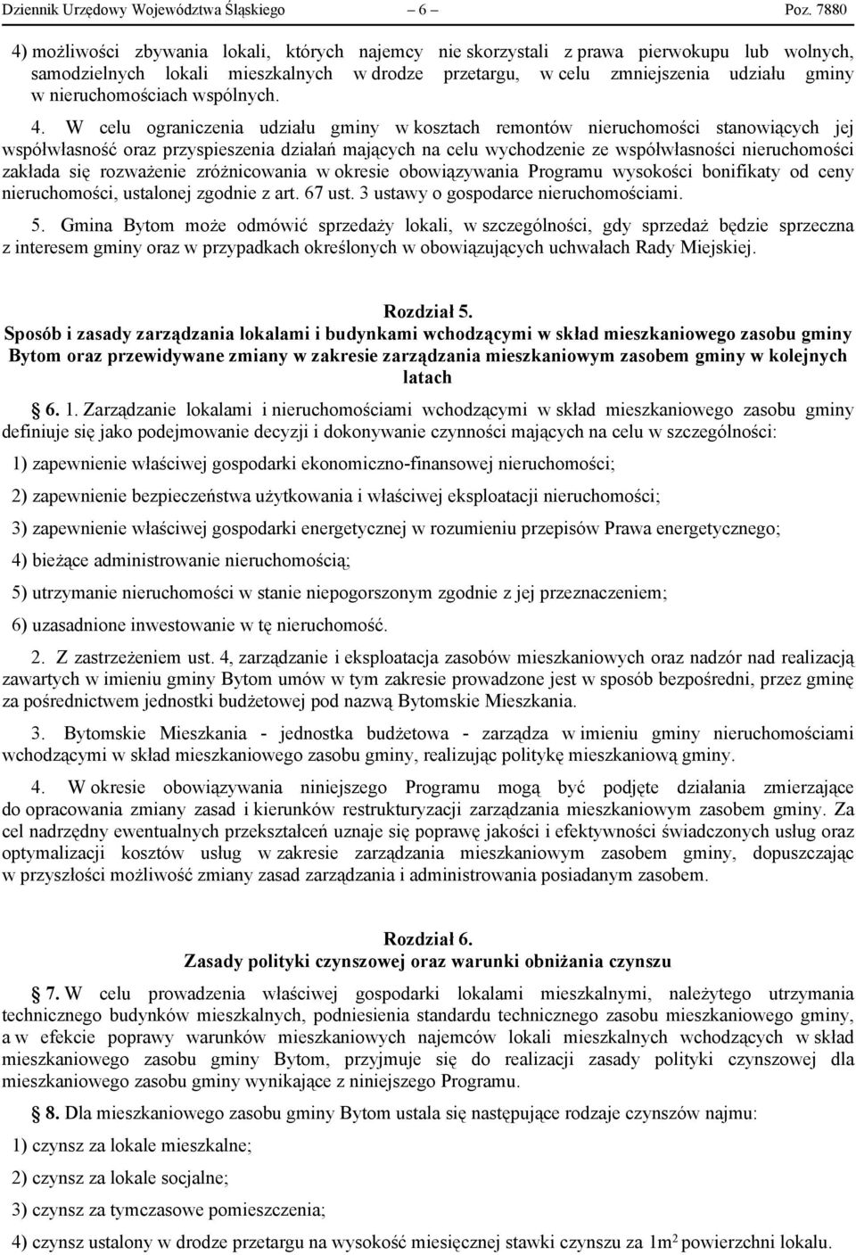 nieruchomościach wspólnych. 4.