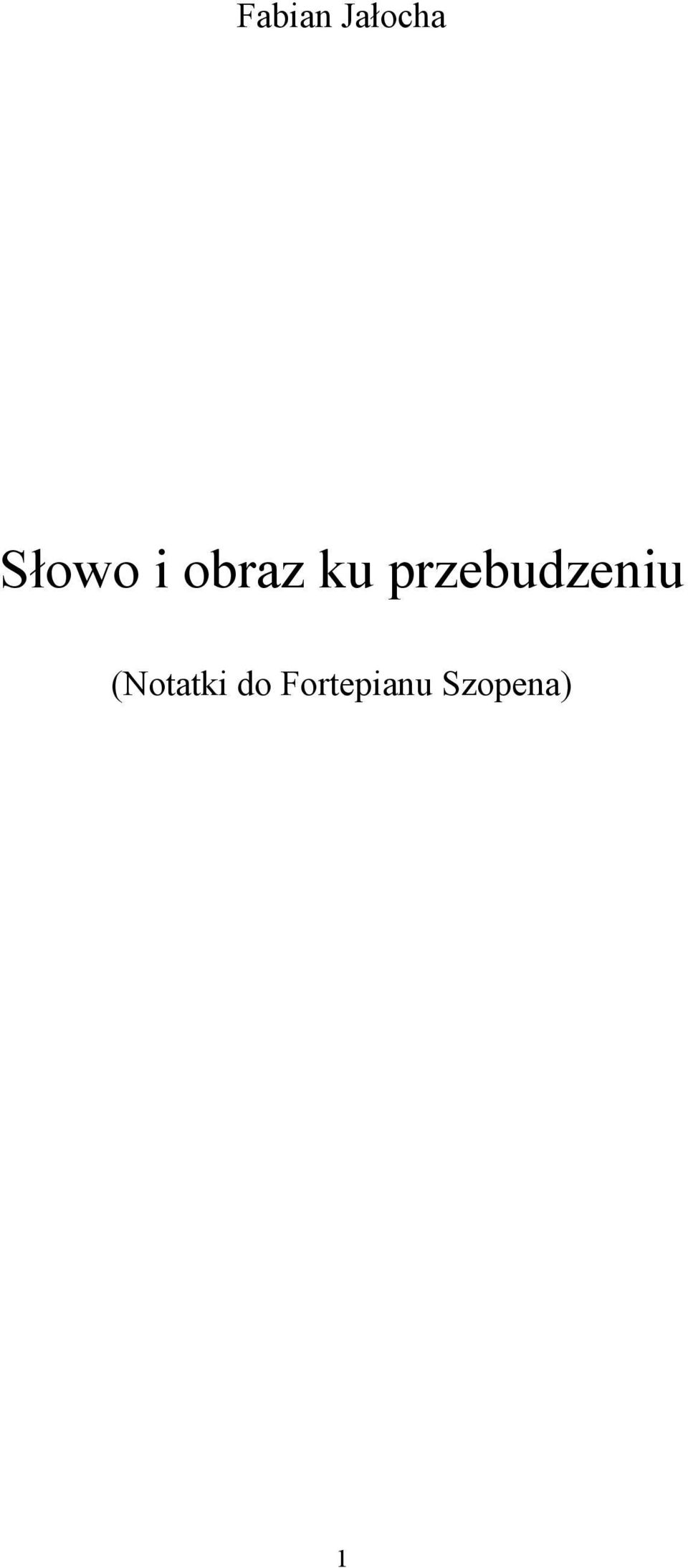 przebudzeniu
