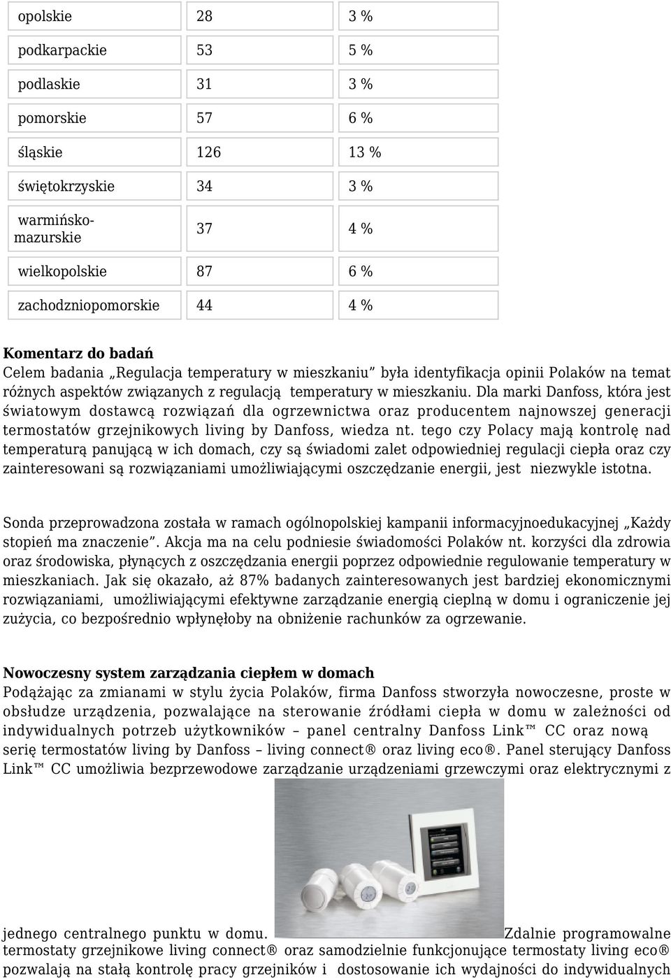 Dla marki Danfoss, która jest światowym dostawcą rozwiązań dla ogrzewnictwa oraz producentem najnowszej generacji termostatów grzejnikowych living by Danfoss, wiedza nt.