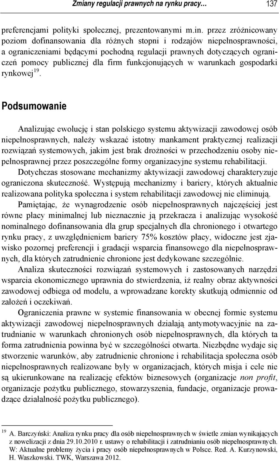 funkcjonujących w warunkach gospodarki rynkowej 19.