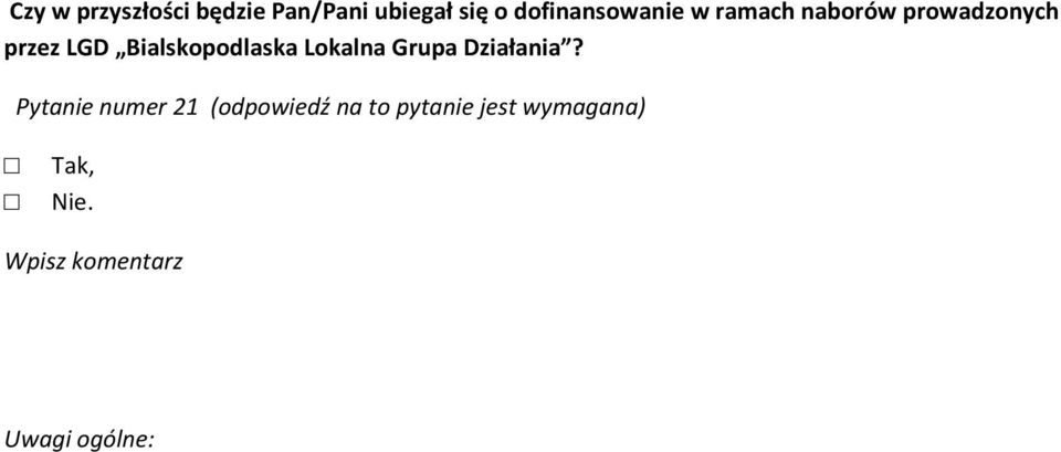 Bialskopodlaska Lokalna Grupa Działania?