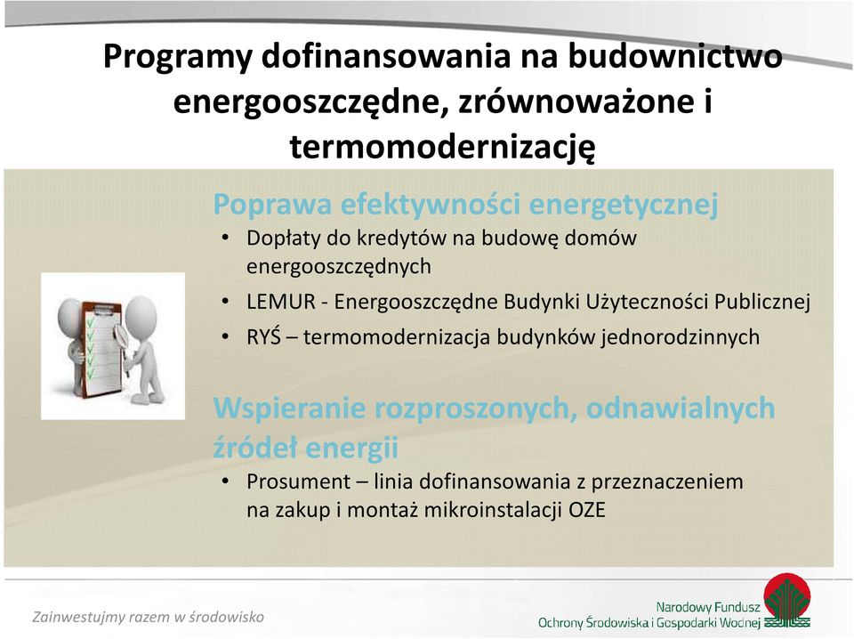 LEMUR - Energooszczędne Budynki Użyteczności Publicznej Wspieranie rozproszonych,