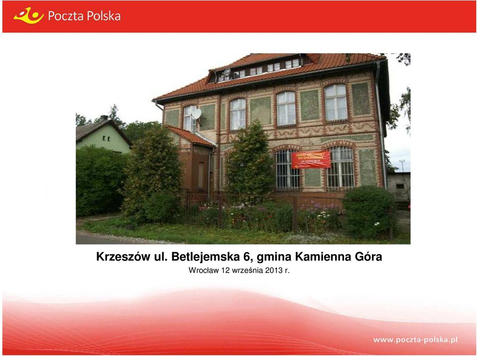 nieruchomości) Krzeszów ul.