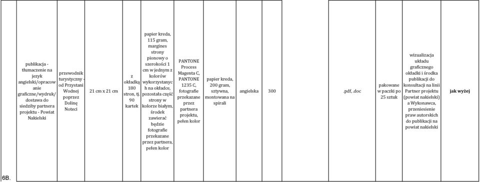 cm w jednym kolorów wykorystanyc 180 h na okładce, stron, tj.