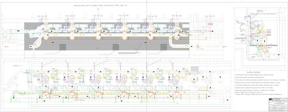 Galeria Rurociągów - Założenia budowlane Stadium: Branża: Projekt wykonawczy technologia Nr uprawnień