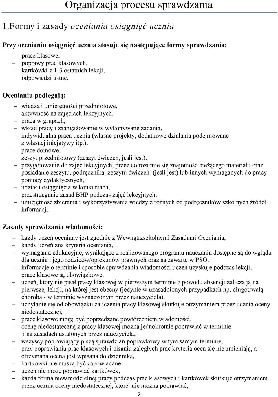 odpowiedzi ustne.
