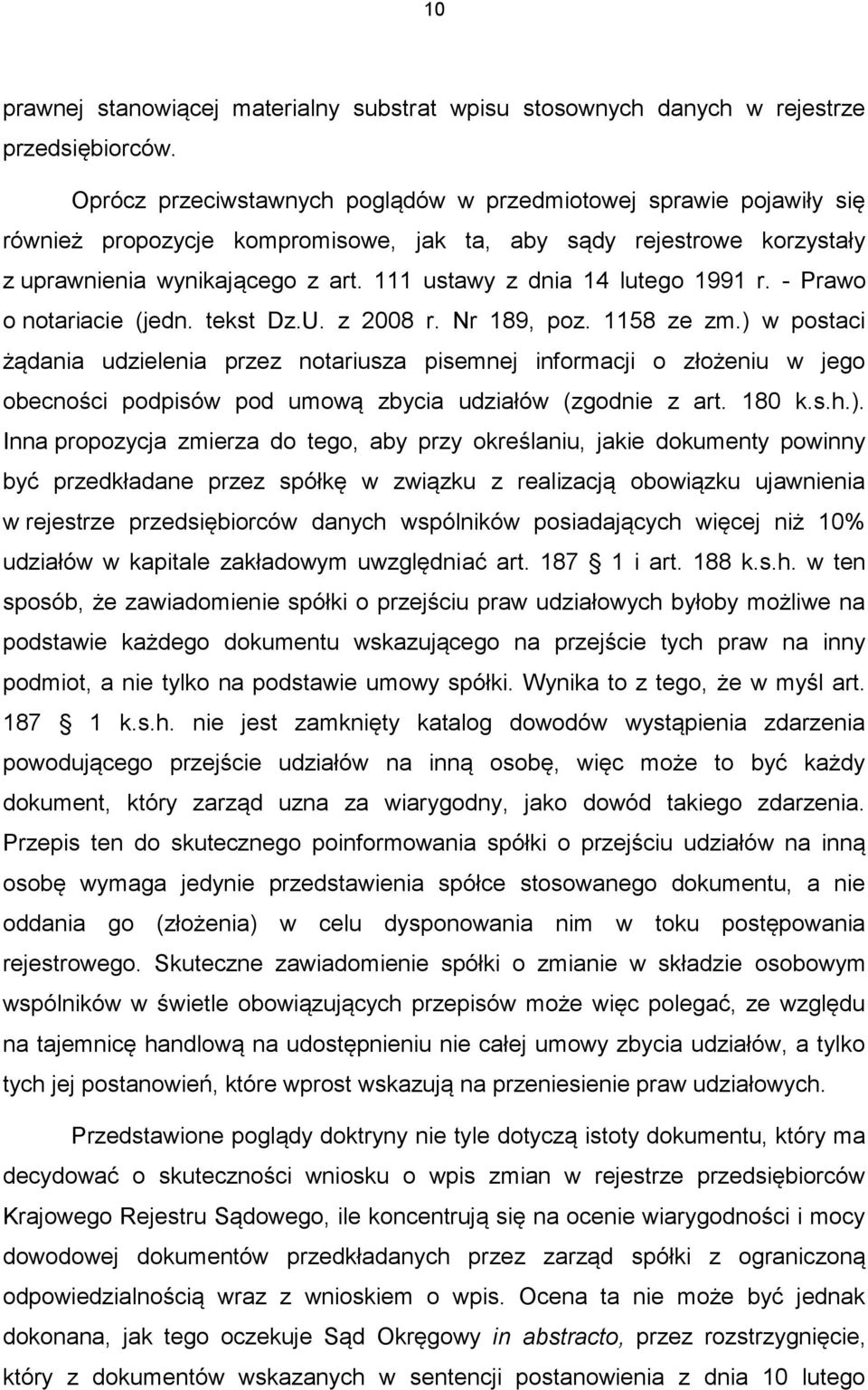 111 ustawy z dnia 14 lutego 1991 r. - Prawo o notariacie (jedn. tekst Dz.U. z 2008 r. Nr 189, poz. 1158 ze zm.