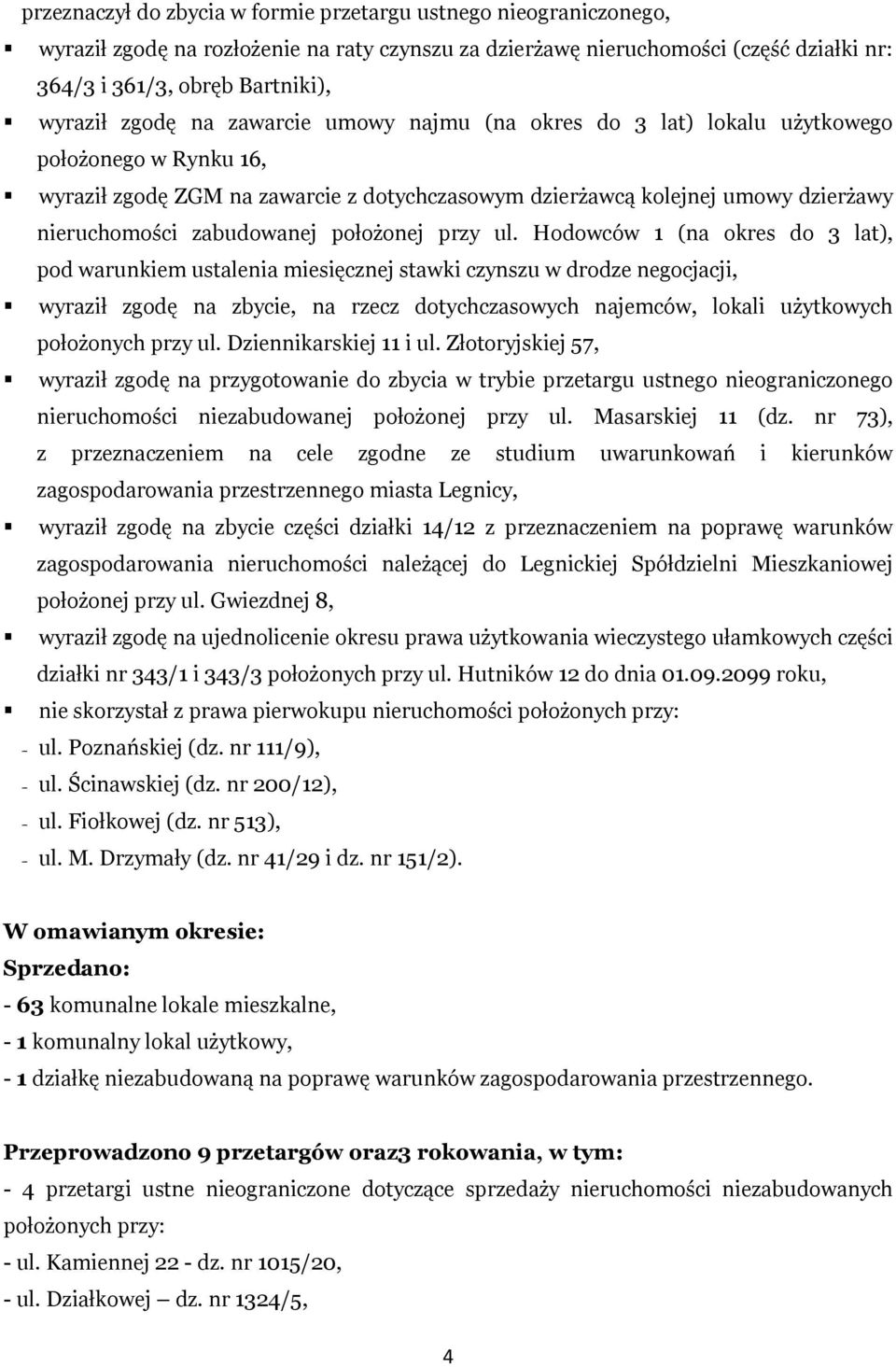 położonej przy ul.
