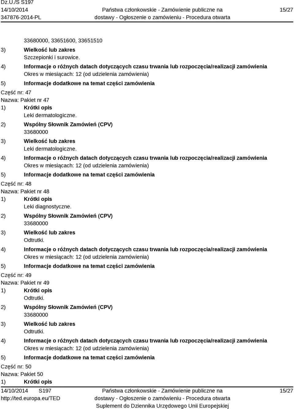 Leki dermatologiczne.