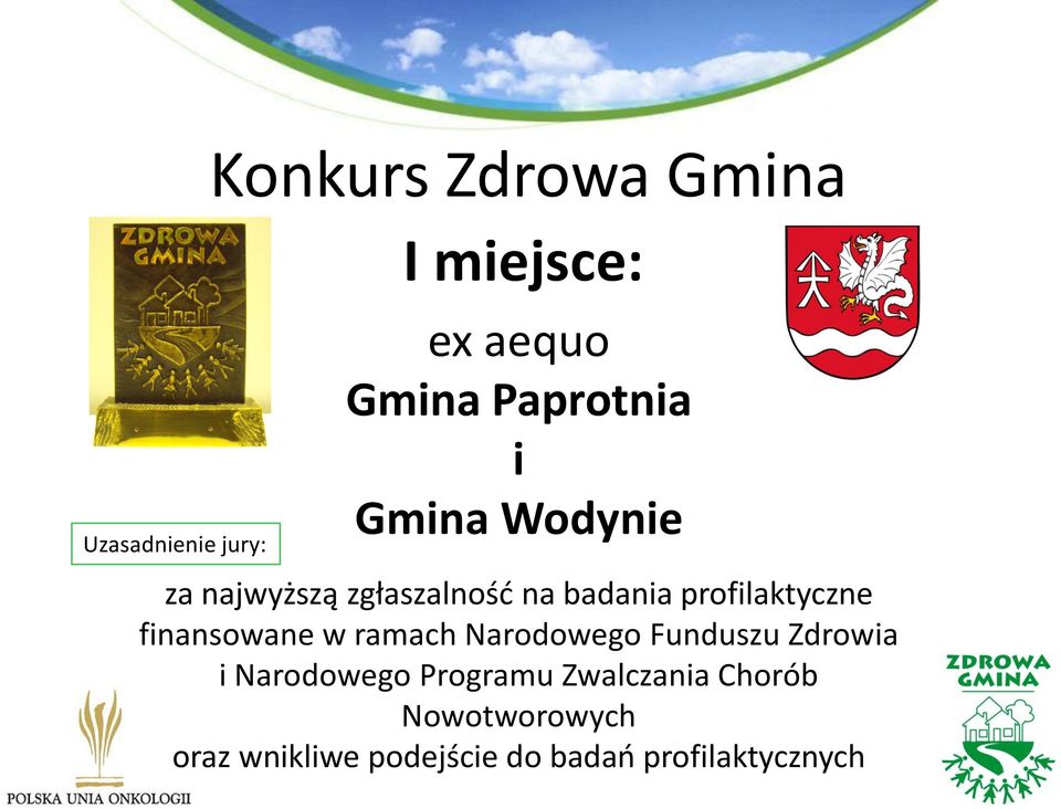 profilaktyczne finansowane w ramach Narodowego Funduszu Zdrowia i