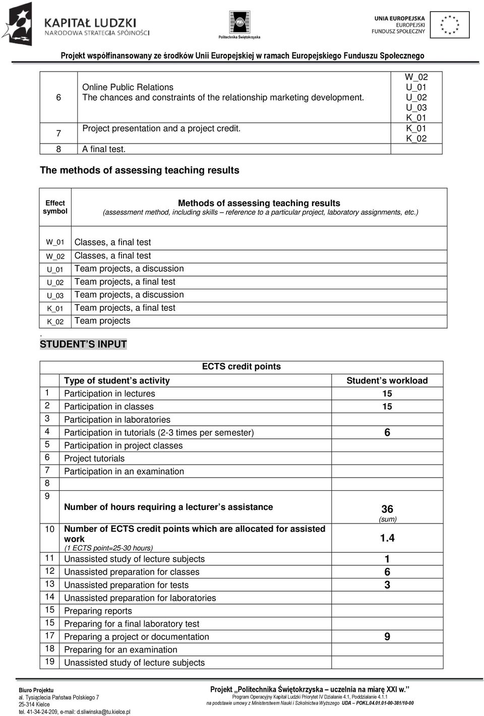 ) Classes, a final test Classes, a final test Team projects, a discussion Team projects, a final test Team projects, a discussion Team projects, a final test Team projects.