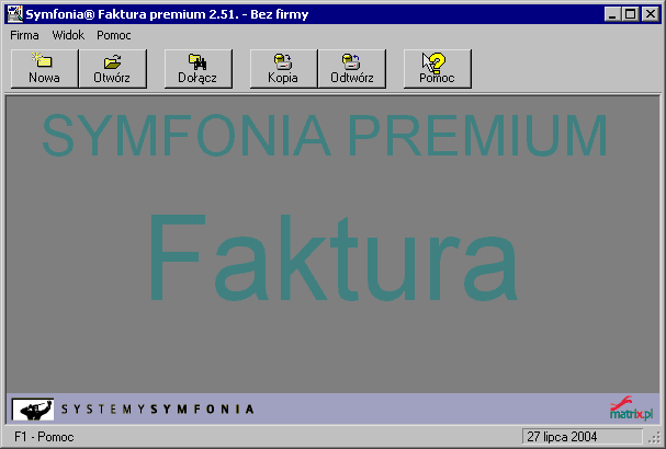R O Z D Z I A Ł 1 Podstawowe wiadomości o programie Okna programu Zarówno sam program jak i przetwarzane przez niego dane są reprezentowane na ekranie komputera w postaci okien.