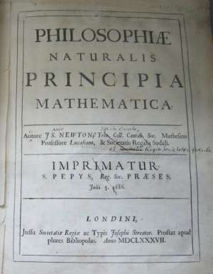 Izaak Newton, angielski uczony pobierał nauki między innymi w Trinity College w Cambridge.