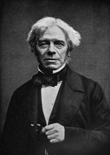 MICHAEL FARADAY: 1791-1867 Angielski fizyk i chemik. Wprowadził pojęcia pola elektrycznego i magnetycznego oraz linii sił pola.