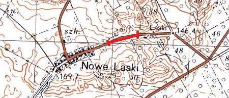 DANE OGÓLNE numer inwentaryzacyjny 114 data 02.10.2012 lokalizacja Aleja przy wyjeździe z miejscowości Nowe Laski w kierunku Sośnicy wsp. punktu początkowego N 53 24,056 E 16 09,925 wsp.