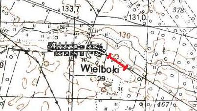 DANE OGÓLNE numer inwentaryzacyjny 118 data 03.10.2012 lokalizacja Wyjazd z miejscowości Wielboki w kierunku Rudki wsp. punktu początkowego N 53 25,460 E 16 19,323 wsp.