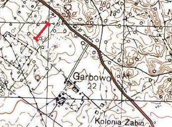 DANE OGÓLNE numer inwentaryzacyjny 208 data 02.10.2012 lokalizacja W pobliżu miejscowości Garbowo wsp. punktu początkowego N 53 25,128 E 16 07,807 wsp.
