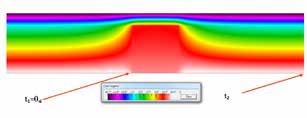 DETAL 40 Ocieplona ściana zewnętrzna gr. 36 cm, ze słupem żelbetowym. Tablica 6.40. Obliczone parametry cieplno-wilgotnościowe węzła.