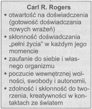 Kryteria osobowości dojrzałej - przykłady